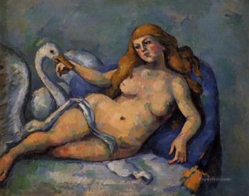 Leda and the Swan Paul Cezanne Impressionistic nude Oil Paintings